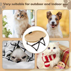 Foldable Elevated Round Pet Chair – Single or Multi-Color Set
