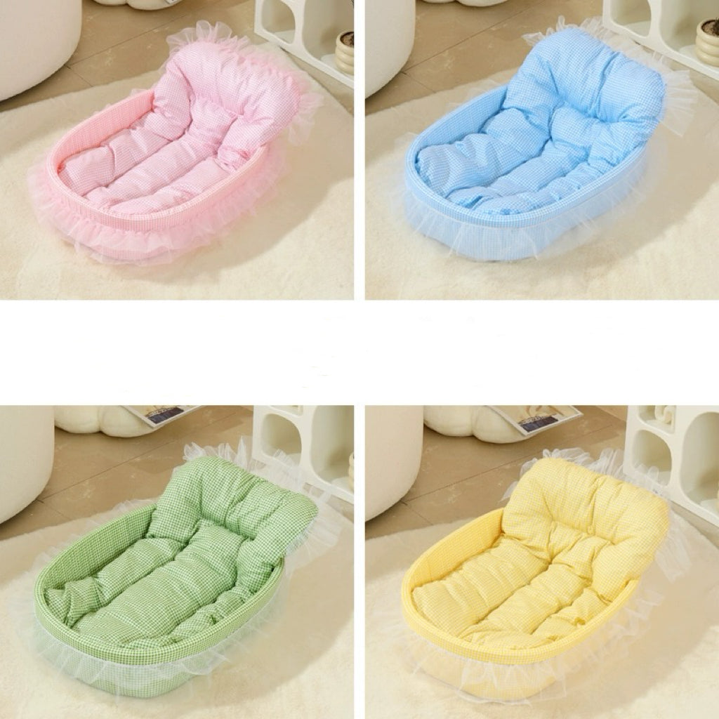 Macaron-Color Indoor Cat Bed