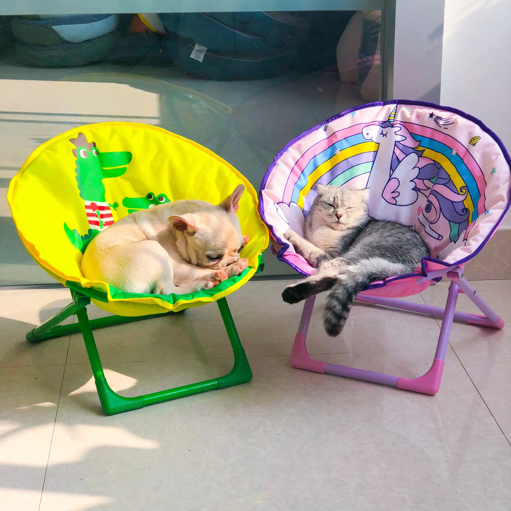 Foldable Oxford Cloth Chair for Cats & Small Dogs
