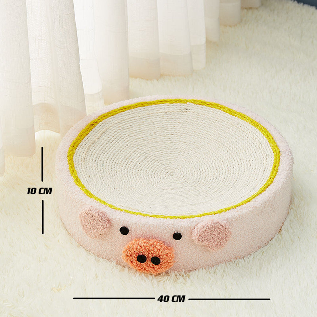 Large Oval Woven Cat Scratcher Bed – 21 Styles