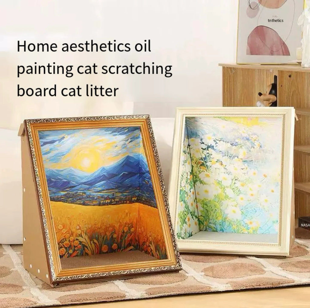 Framed Art Cat Scratcher and Lounge – 6 Designs