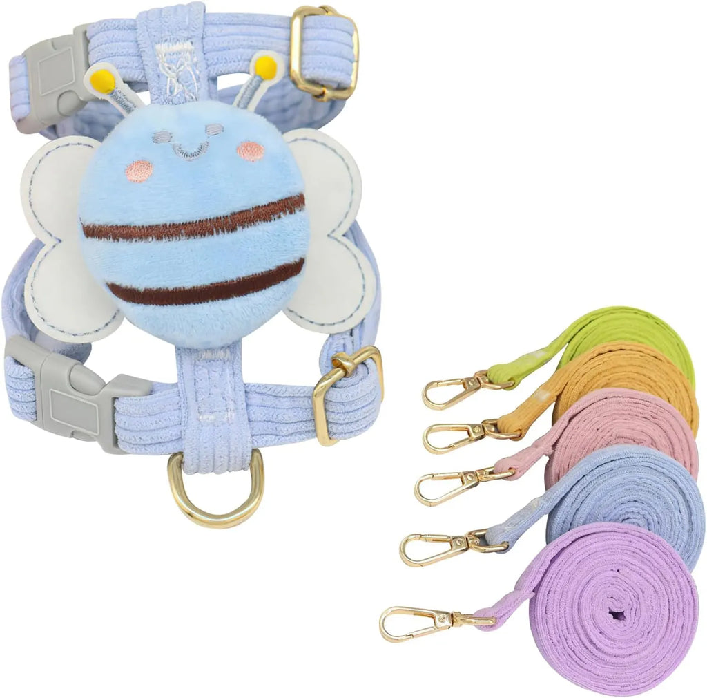 Adjustable Escape-Resistant Cat Harness & Leash Set