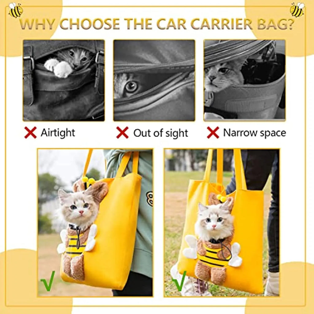 Costume Tote Pet Carrier for Cats and Small Dogs – 6 Styles