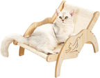 Adjustable Foldable Cat Hammock Chair with Sisal Option