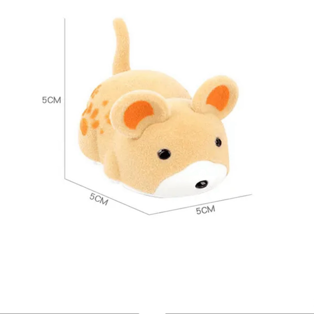 Electronic Plush Mouse Cat Toy – 3 Designs or 3-Piece Set