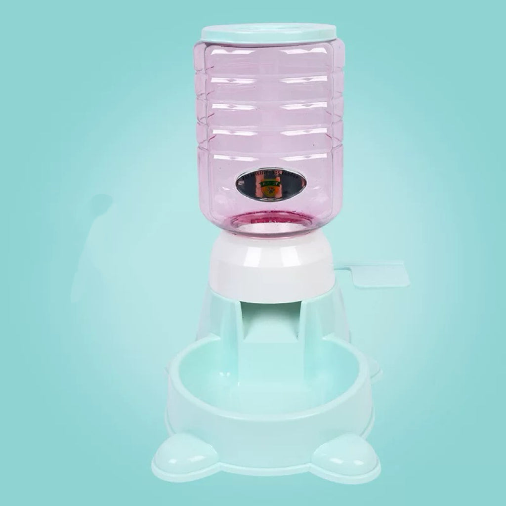 1.8 L Paw-Press Interactive Pet Feeder – Green or Pink