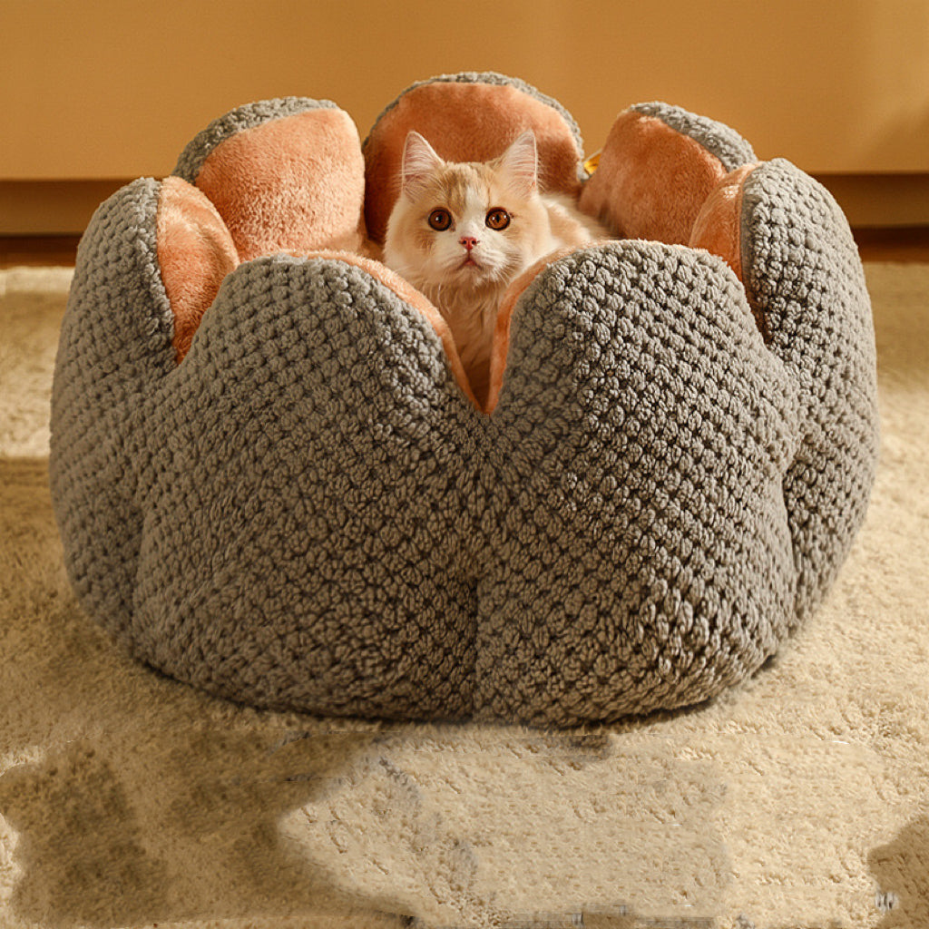 Round Nest Bed for Cats & Small Pets