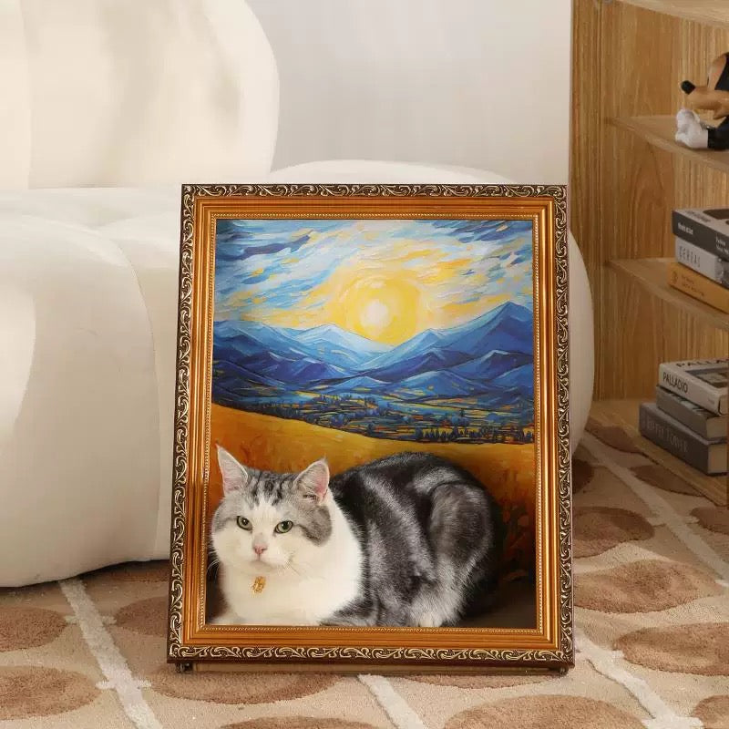 Framed Art Cat Scratcher and Lounge – 6 Designs
