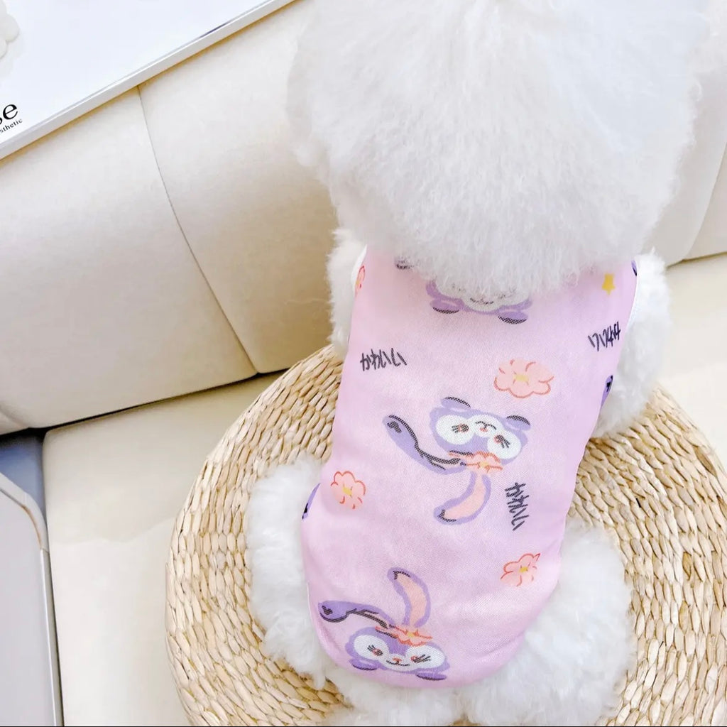 Lightweight Printed T-Shirt for Small Dogs – 10 Styles