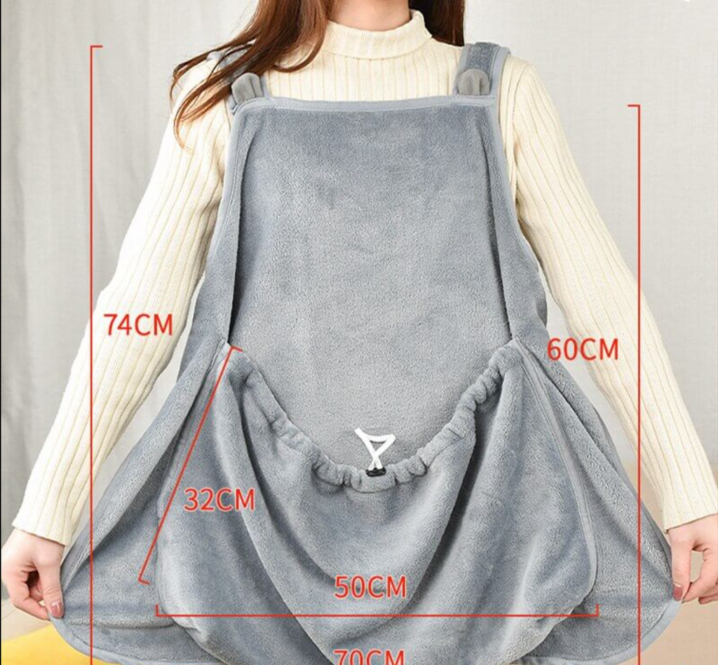 Wearable Pet Carrier Apron for Cats and Small Dogs – 3 Styles