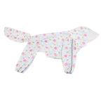 Full-Coverage Large Dog Raincoat with Clear-Brim Hood