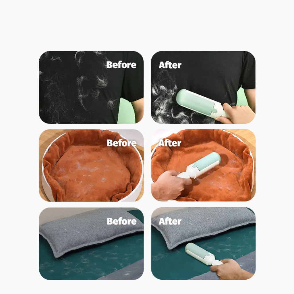Refillable Pet Hair Lint Roller – 3 Colors