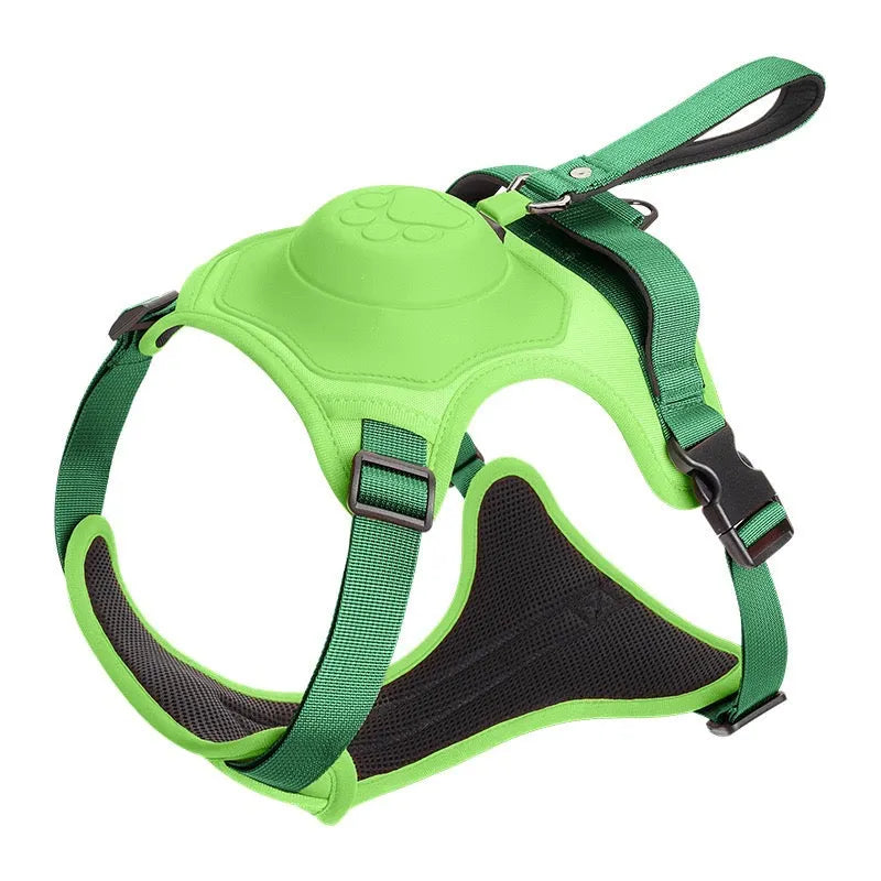 Dog Harness with Built-In Retractable Leash – 3 Colors
