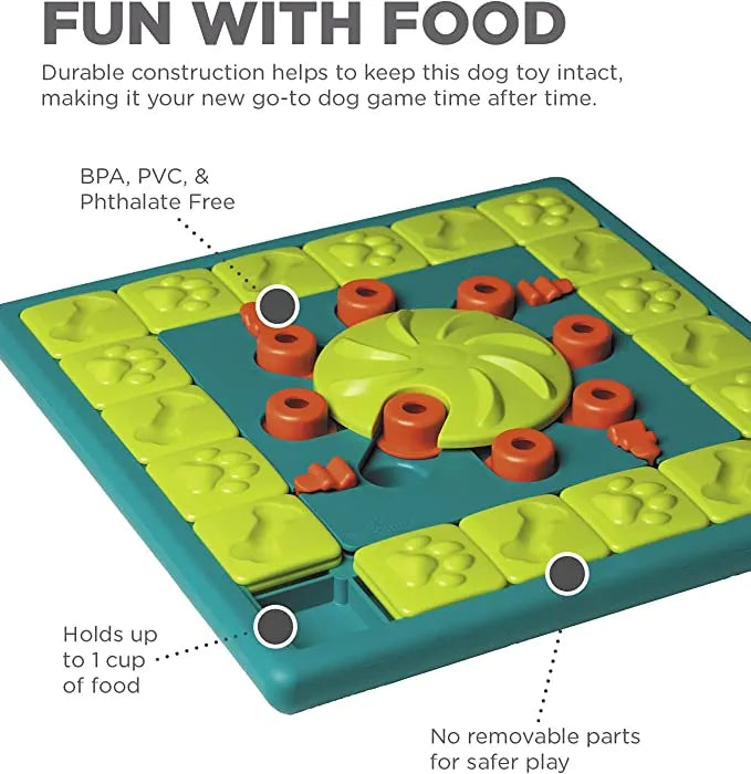 Multi-Activity Dog Treat Puzzle Toy – 2 Designs