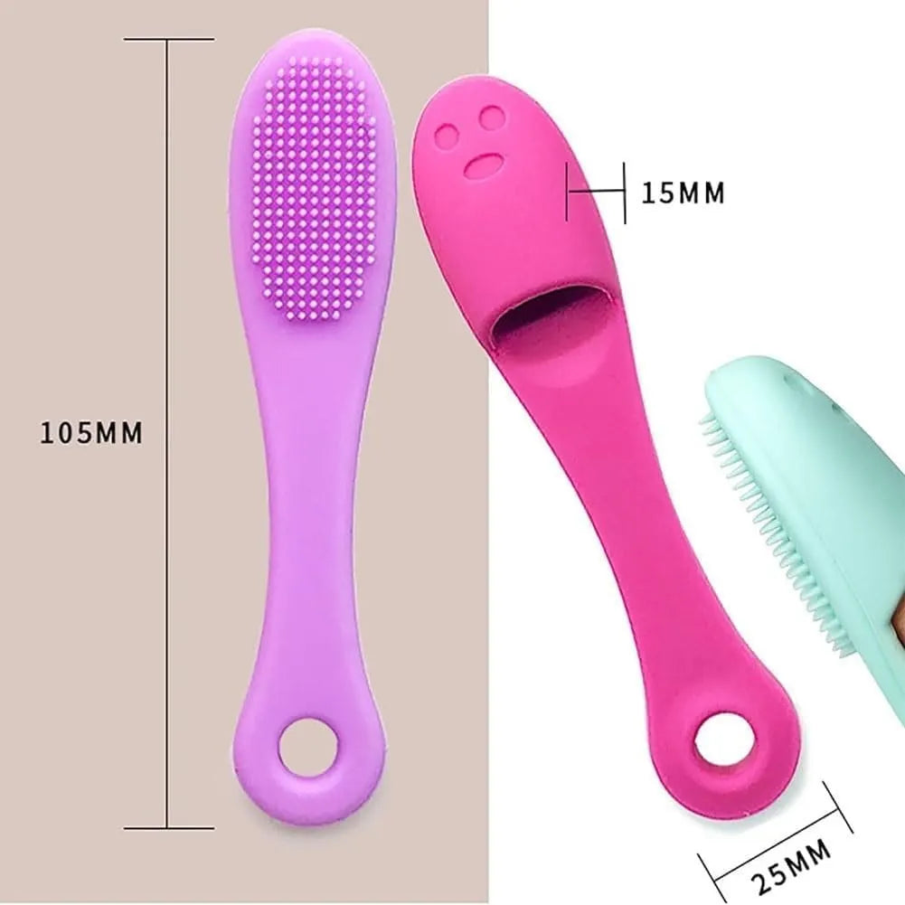 Silicone Pet Chin and Facial Cleaning Brush – Single or Multi-Pack