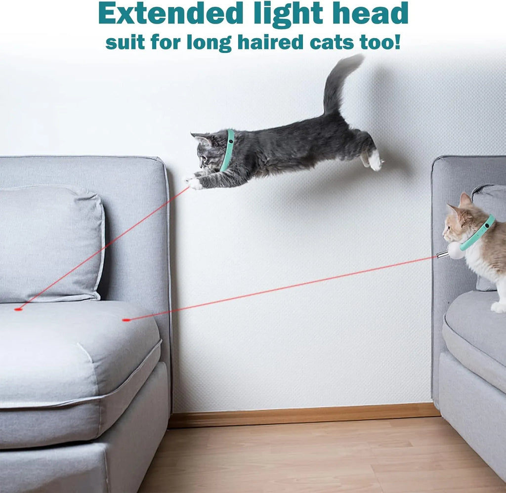 Automatic Hands-Free Cat Laser Collar Toy