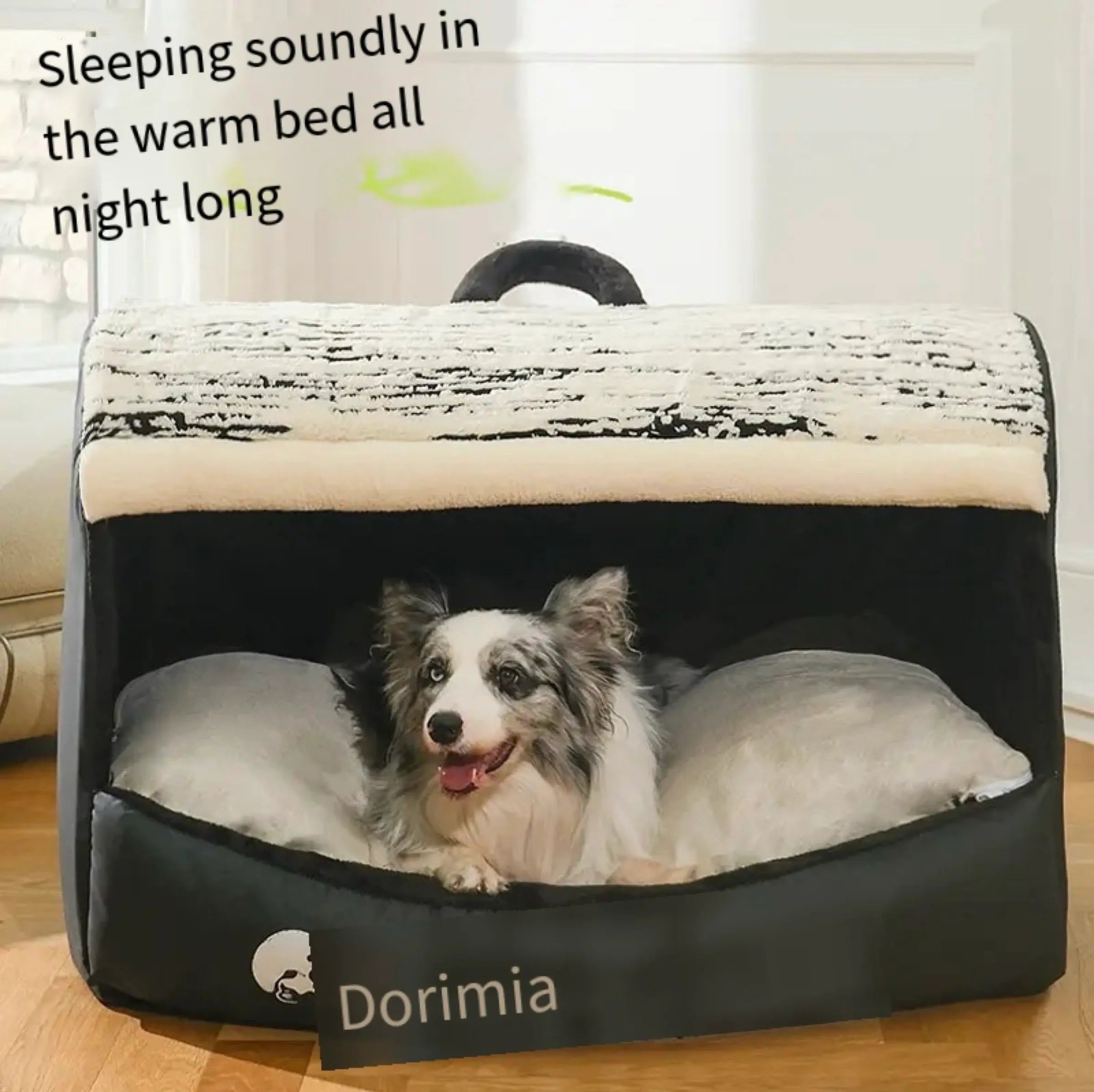 Cozy Pet House.Foldable Warm Kennel Dog/Cat Bed