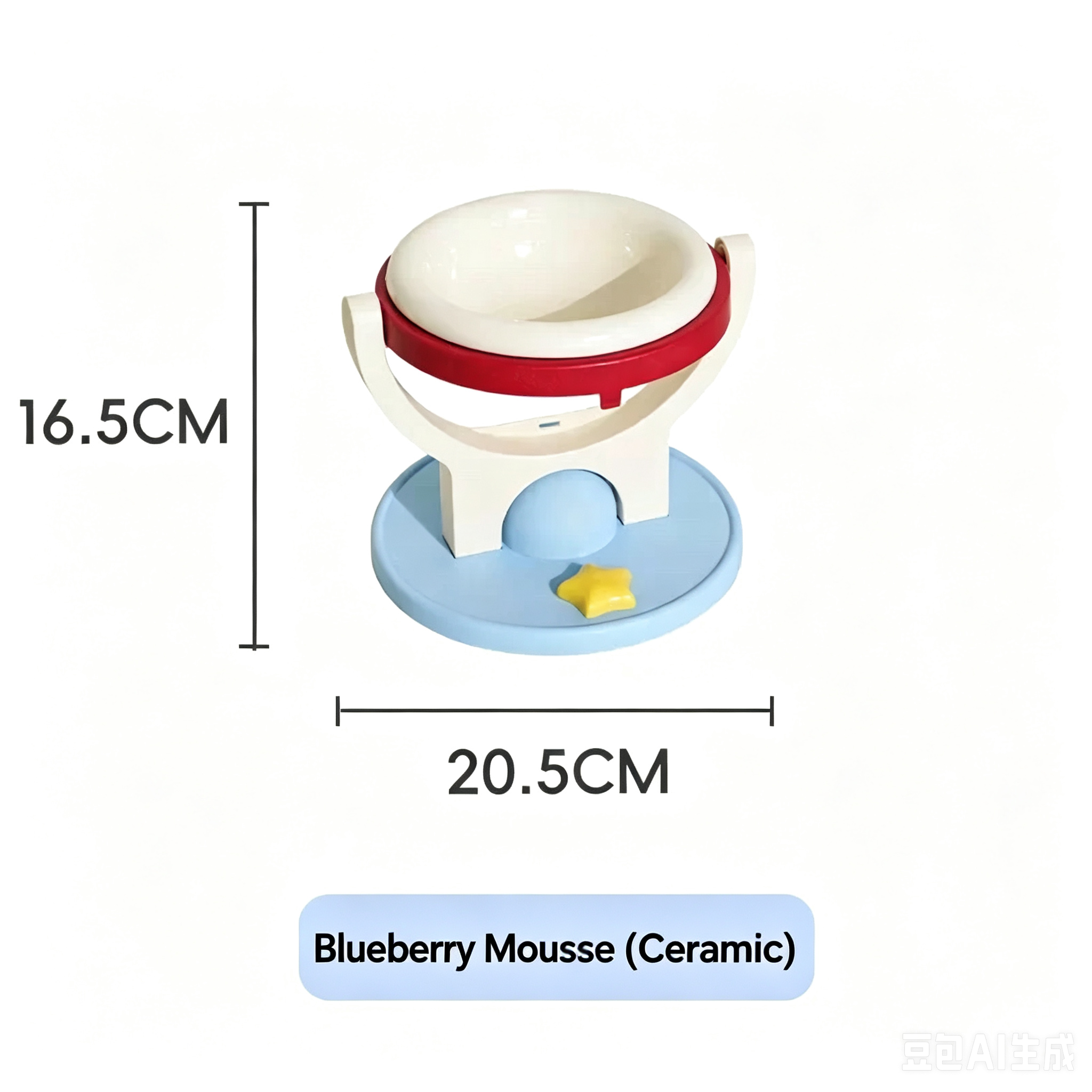 2-in-1 Wall-Mounted Elevated Cat Bowl