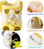 Cartoon Front Pet Carrier Backpack for Cats & Small Dogs