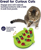Leaf-Shaped Sliding Pet Treat Puzzle – 2 Colors