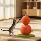 Tumbler-Style Sisal Cat Scratcher Activity Bed