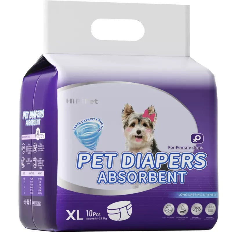 All-Absorb Disposable Dog Diapers for Male & Female Dogs