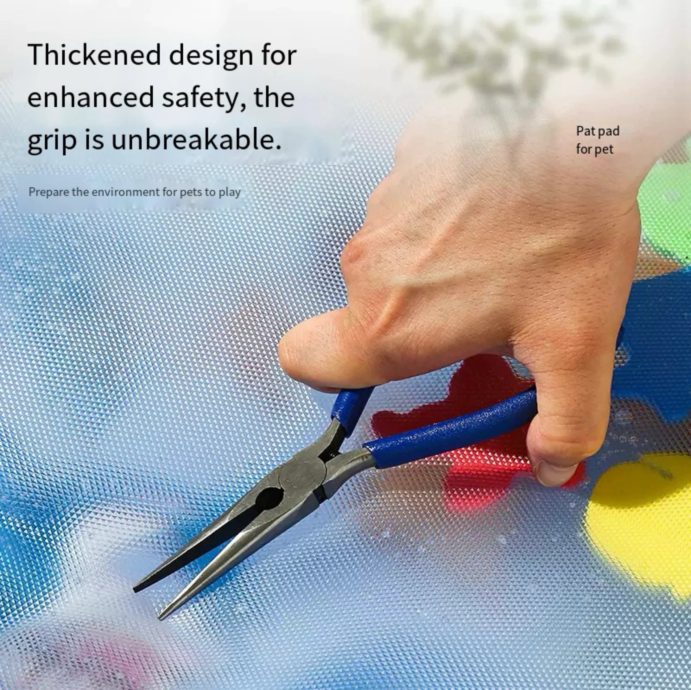Water-Filled Sensory Play Mat for Cats – 26 to 42 in