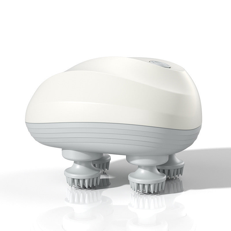 Rechargeable 4-Head Pet Massager – 4 Colors