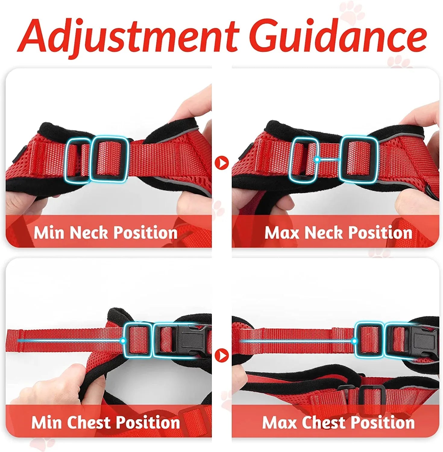 Adjustable Cat Harness Vest for Walking