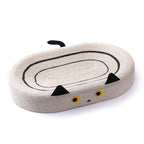 Large Oval Woven Cat Scratcher Bed – 21 Styles