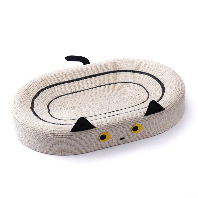 Large Oval Woven Cat Scratcher Bed – 21 Styles