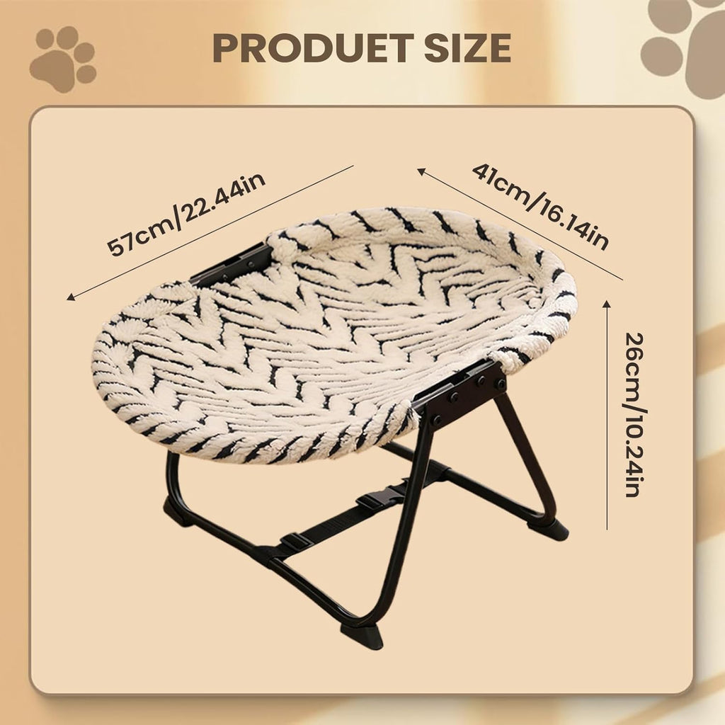 Foldable Elevated Round Pet Chair – Single or Multi-Color Set