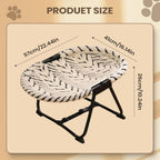 Foldable Elevated Round Pet Chair – Single or Multi-Color Set