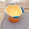 Colorful Raised Ceramic Cat Food Bowl – 4 Colors