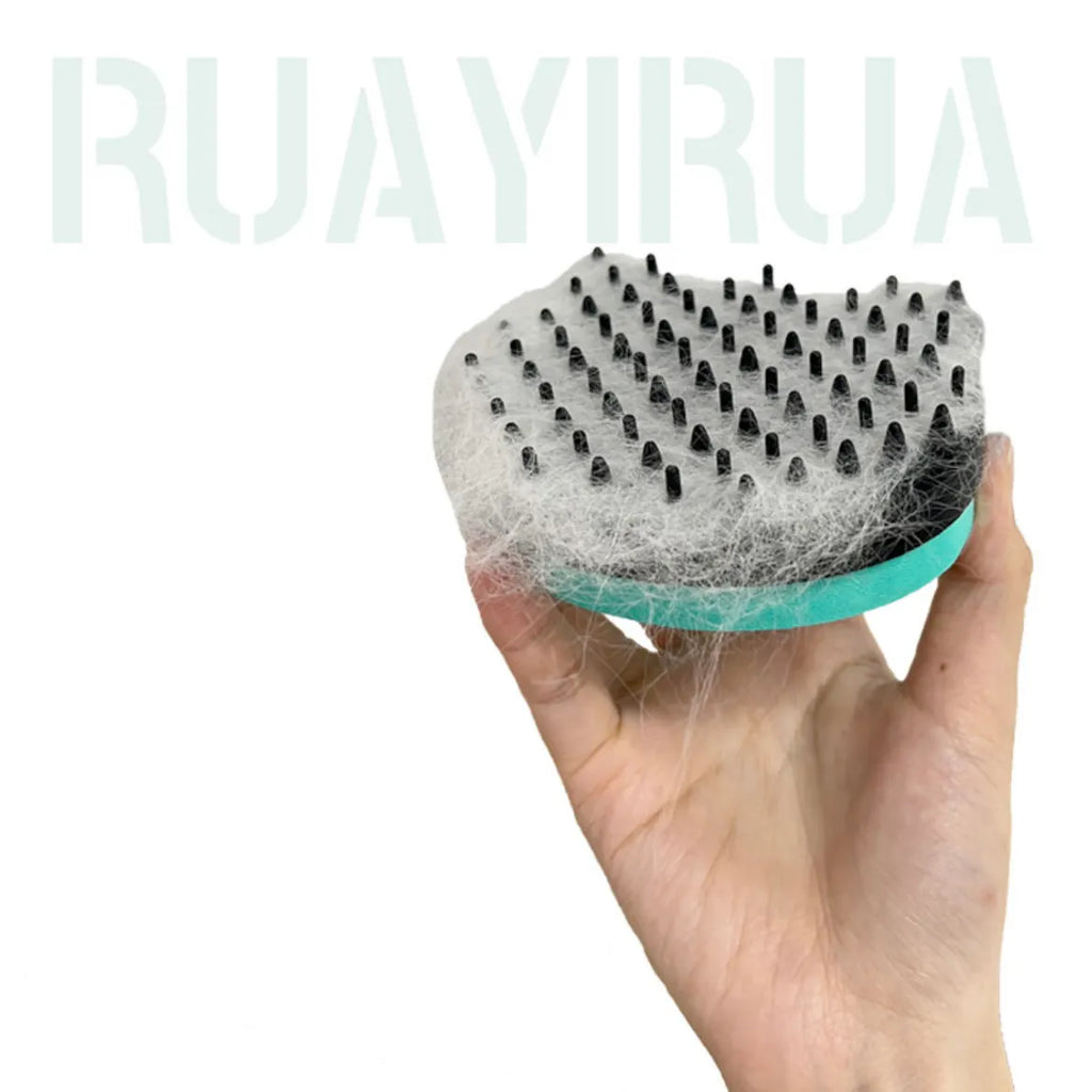 Silicone Pet Bath & Massage Brush – 3 Colors