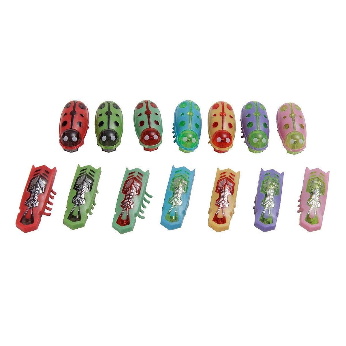 Electronic Crawling Bug Cat Toys – Random Colors, 2–6 Pack