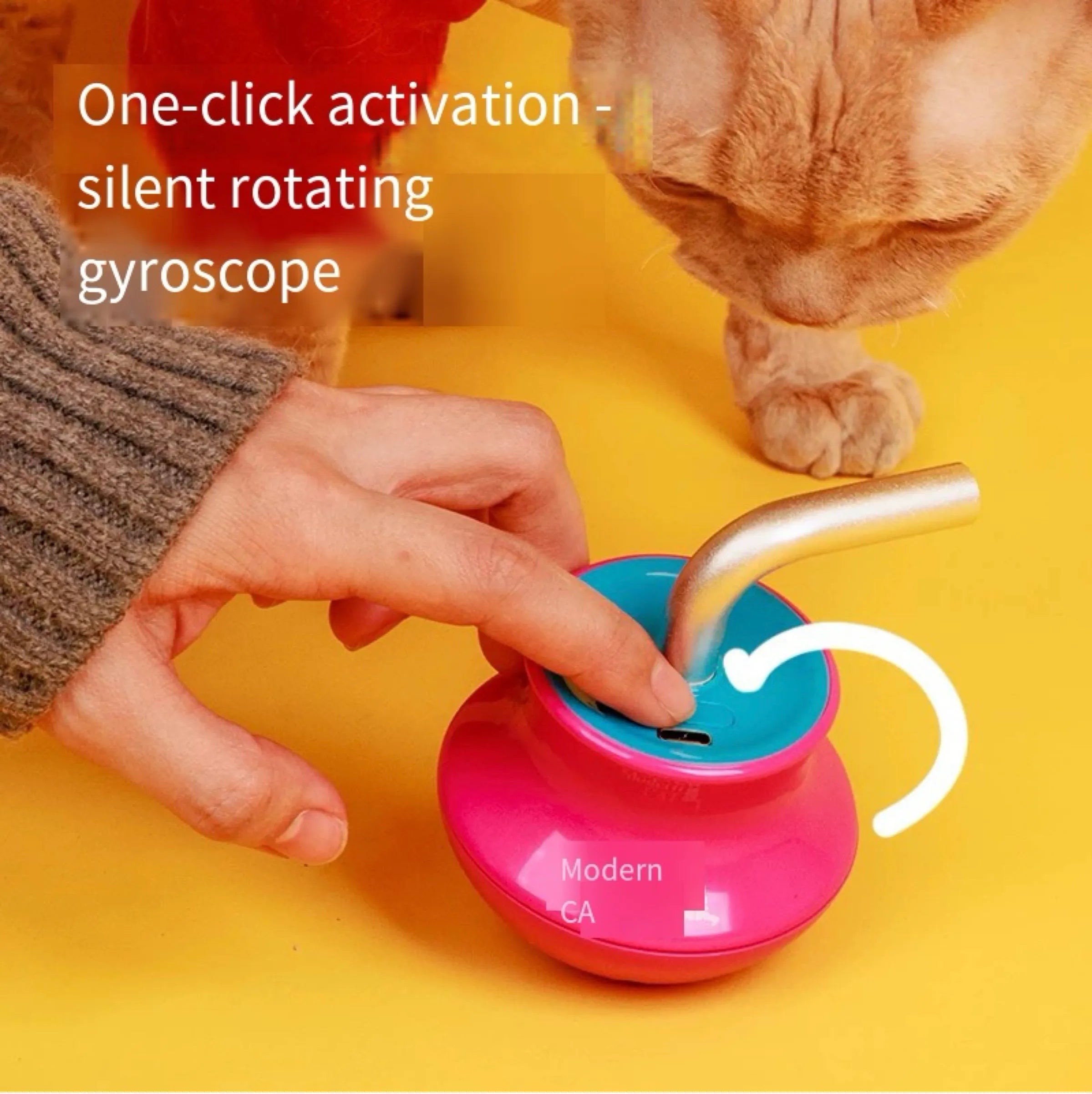 360° Automatic Tumbler Cat Laser Toy