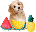 Freezable Fruit-Shaped Dog Chew Toy – Single or 3-Pack
