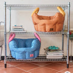 Portable Bolster Pet Travel Bed with Handle – 2 Colors