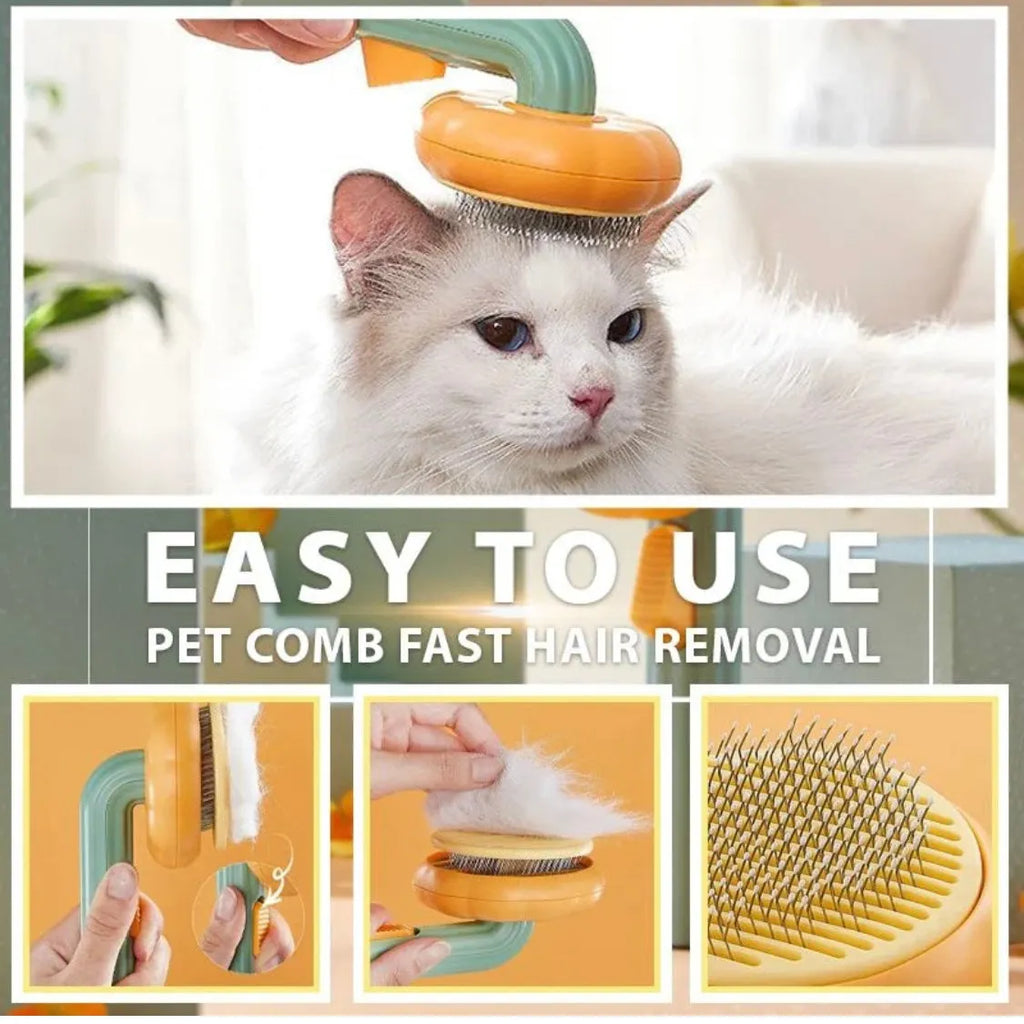 Self-Cleaning Slicker Brush for Cats & Dogs – 5 Colors