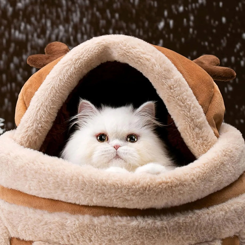 Plush Winter Pet Carrier Backpack – 6 Styles, 2 Sizes
