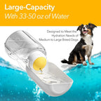 Large-Capacity Dog Travel Water Bottle with Drinking Bowl