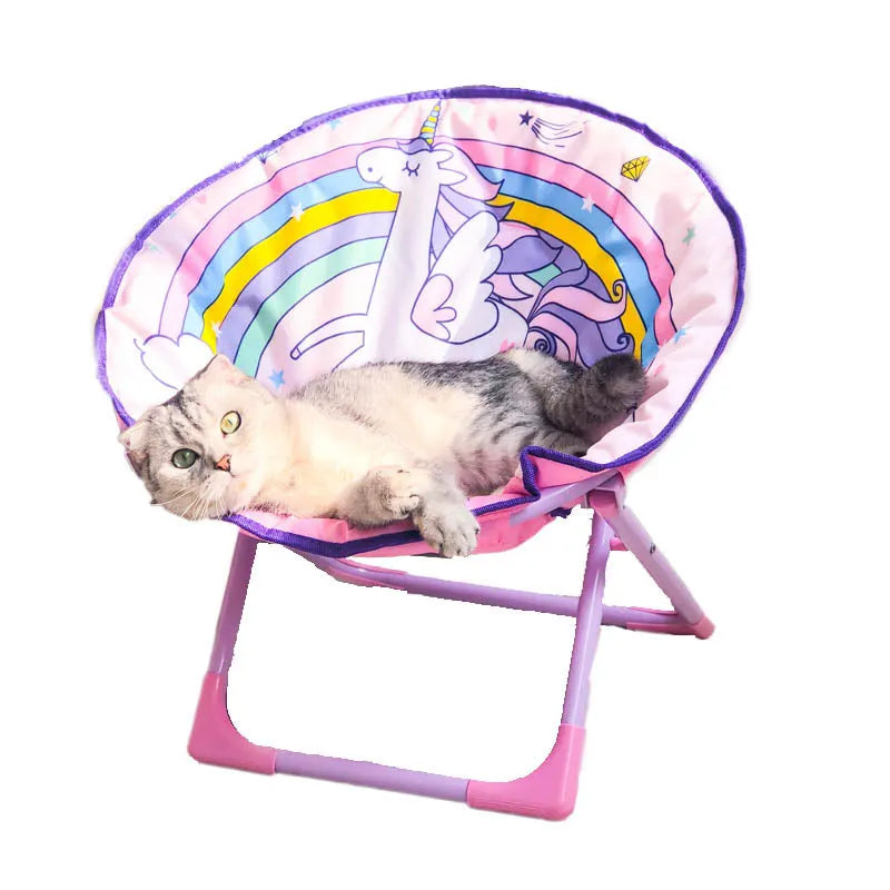 Foldable Oxford Cloth Chair for Cats & Small Dogs