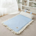 Ice-Silk Pet Cooling Mat with Pillow – 5 Styles