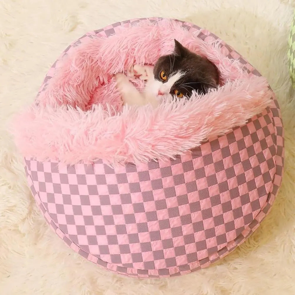 Washable Winter Cave Bed for Cats