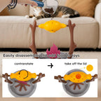 Interactive Slow-Feeding Cat Treat Dispenser