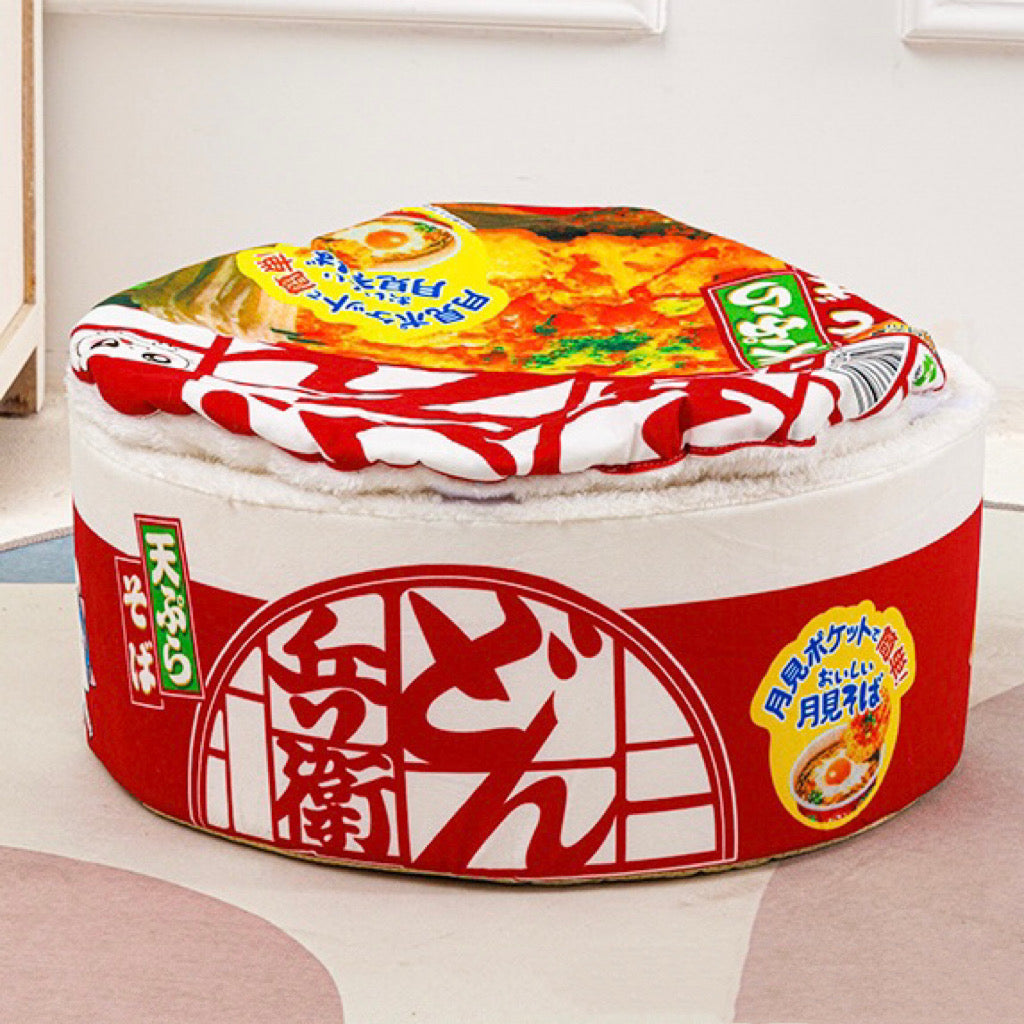 Instant Noodle Cup Cat Bed with Lid – 3 Sizes
