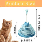 Circular Track Ball Cat Toy – 3 Colors