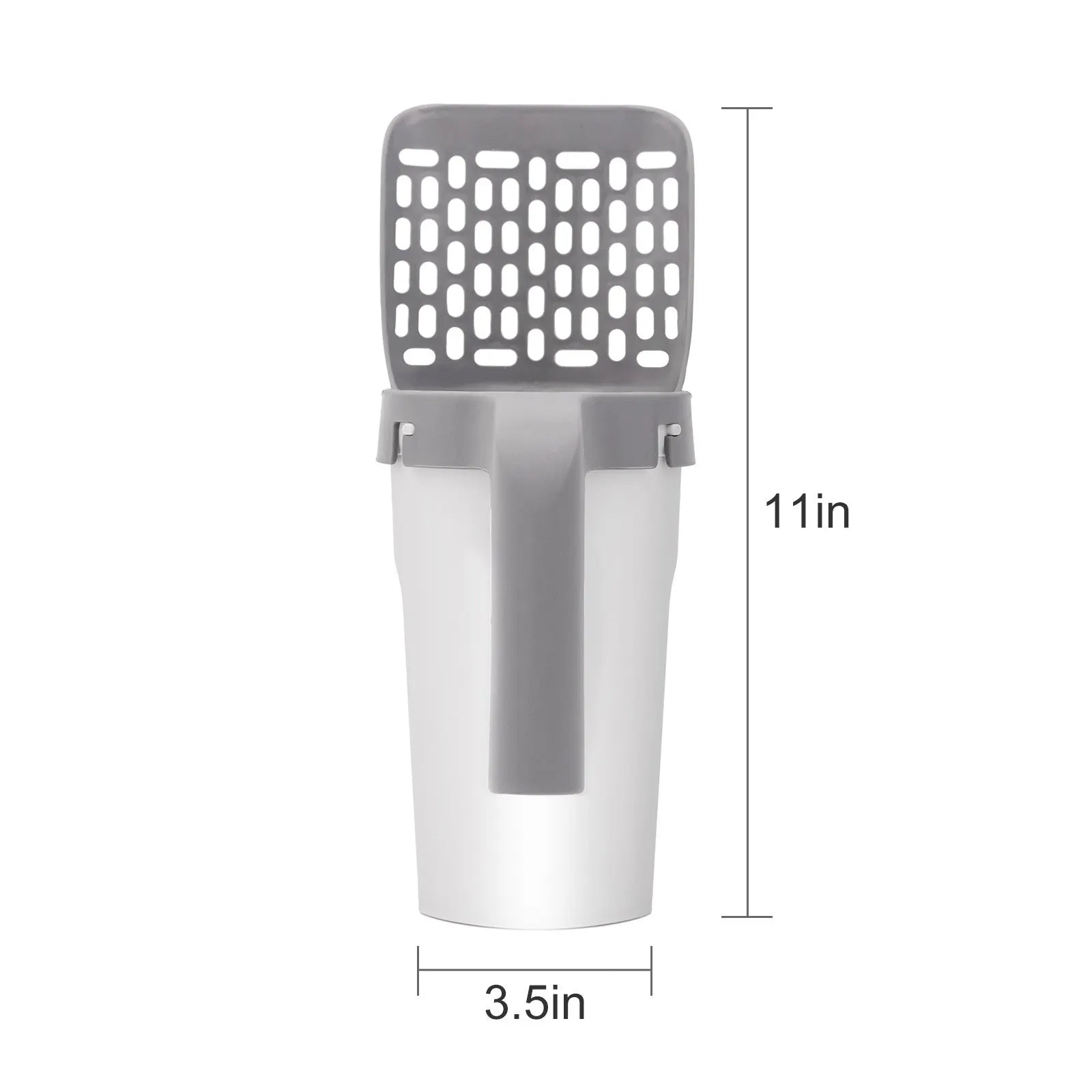 Cat Litter Scooper System with Optional Waste Bags