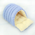 Corduroy Cat Cave Bed with Removable Cover – 3 Sizes